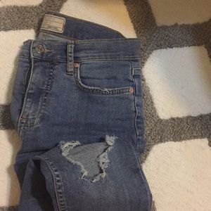 Free People Busted Knee Jean